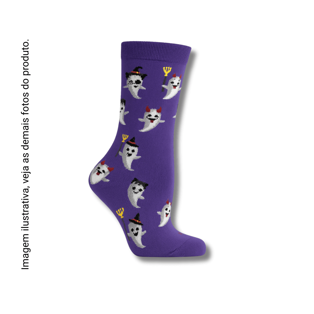 Meia Roxa Fantasmas