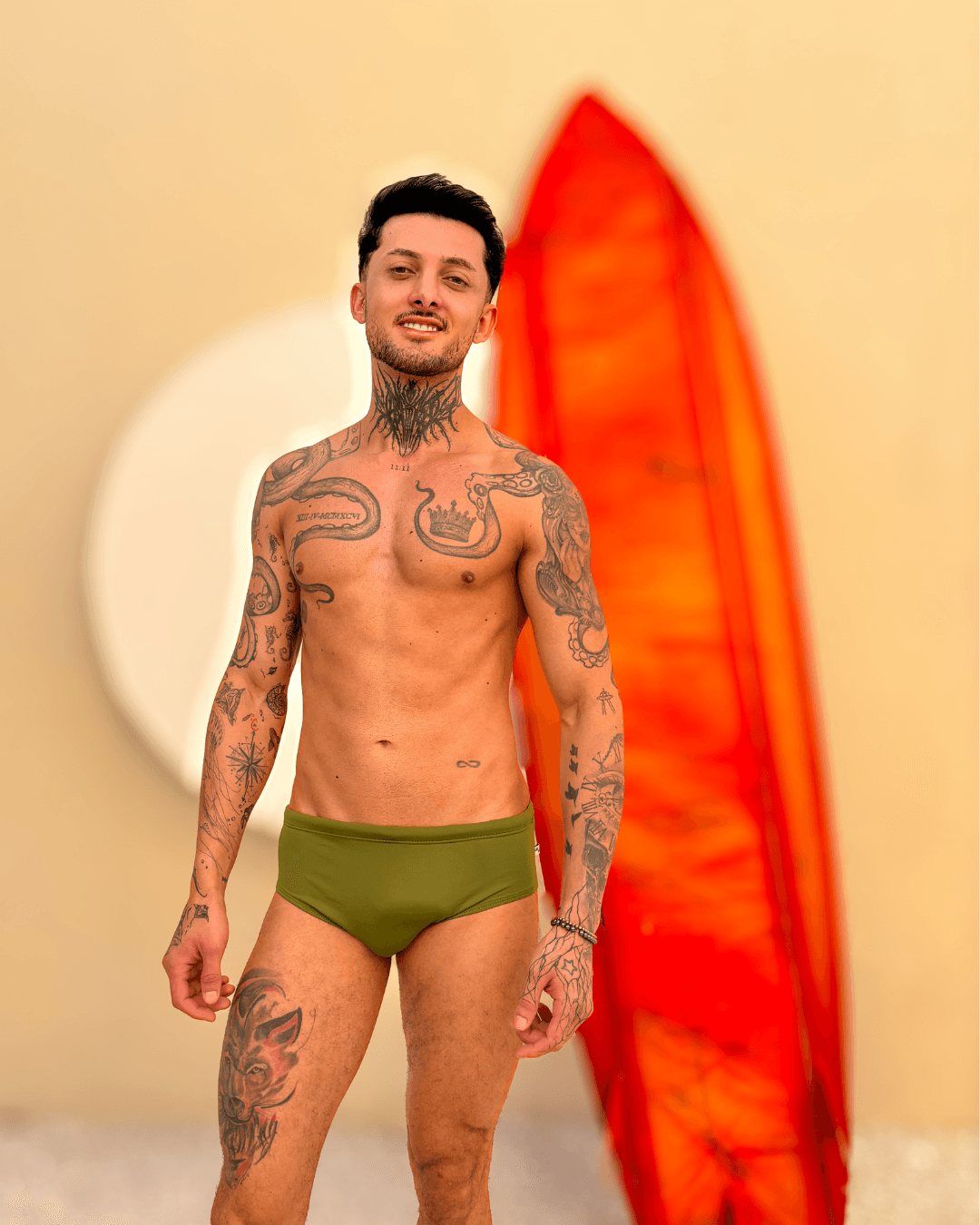 Sunga Verde Folha Aslan