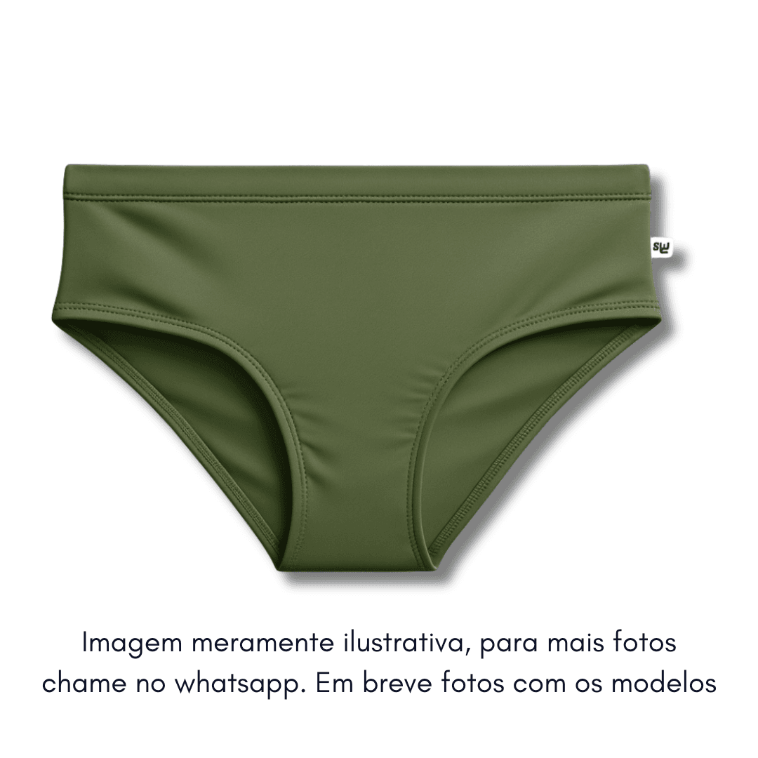 Sunga Verde Folha Aslan