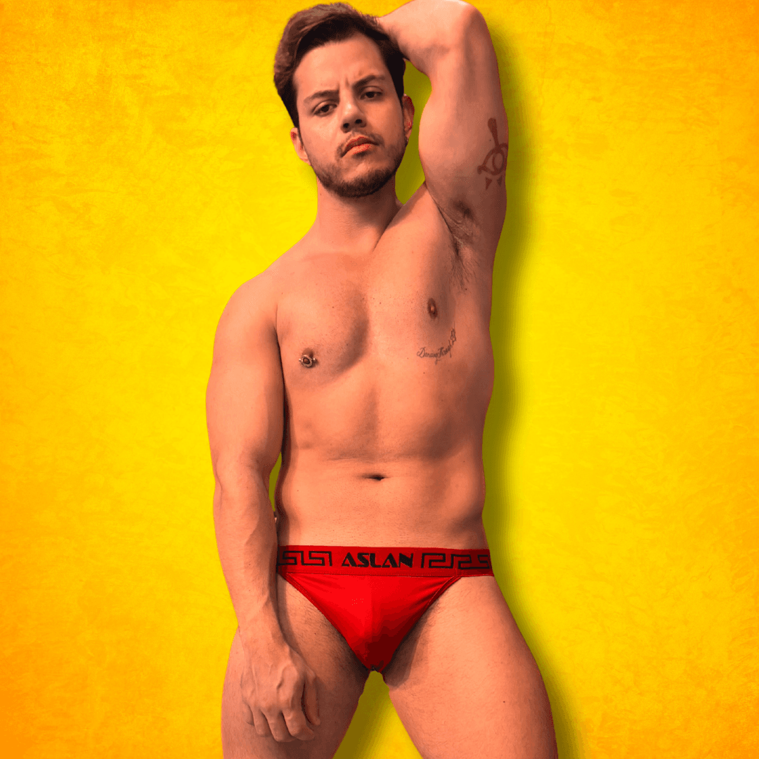 Tanga Vermelho line Preto