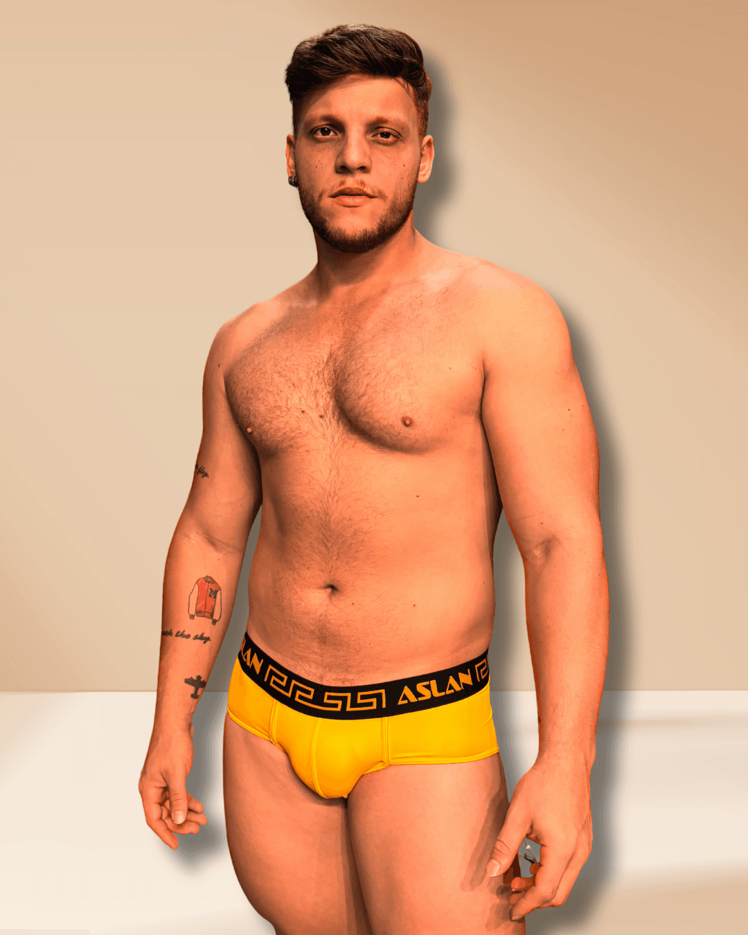 Cueca Amarela line Ouro