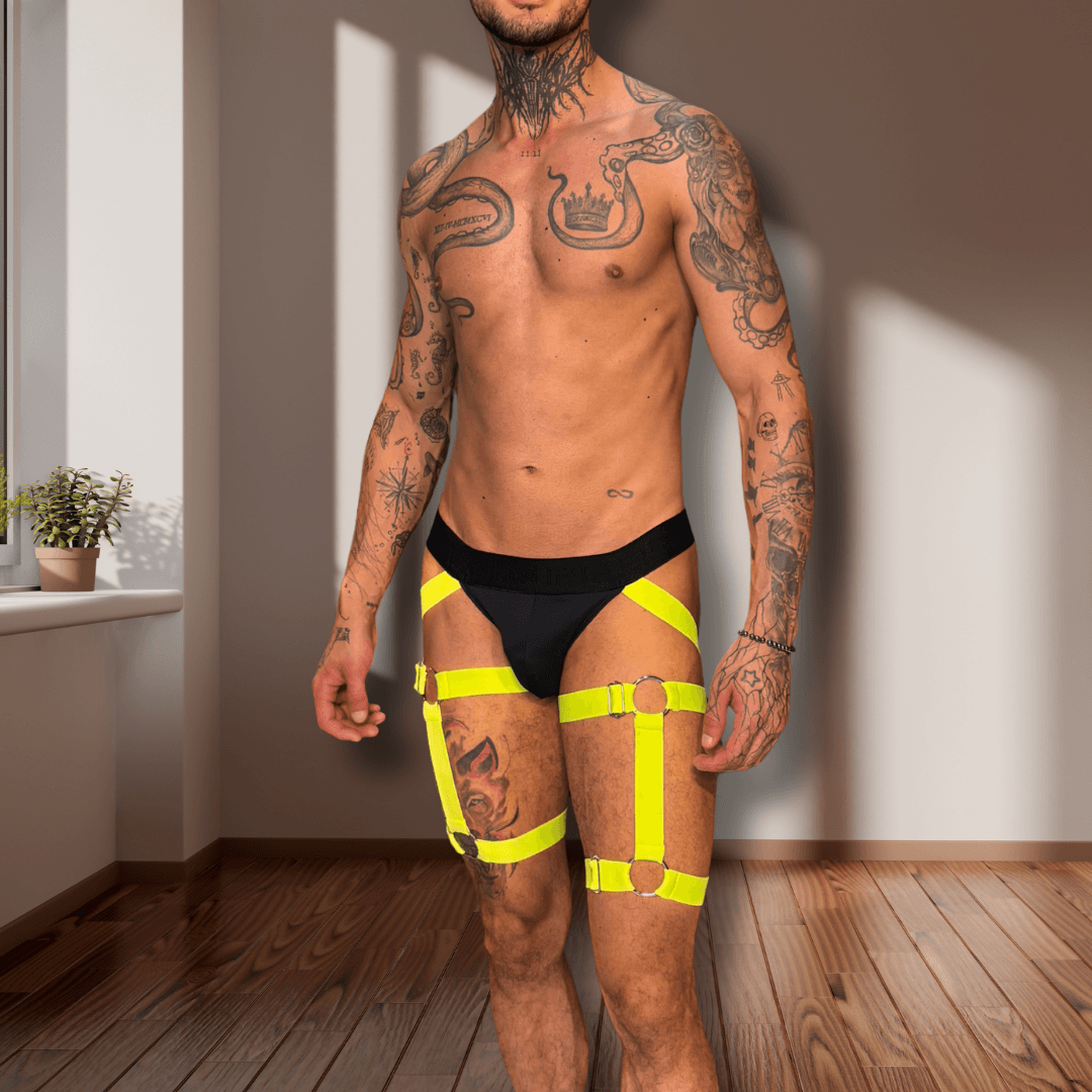 Harness de Coxa Verde Neon