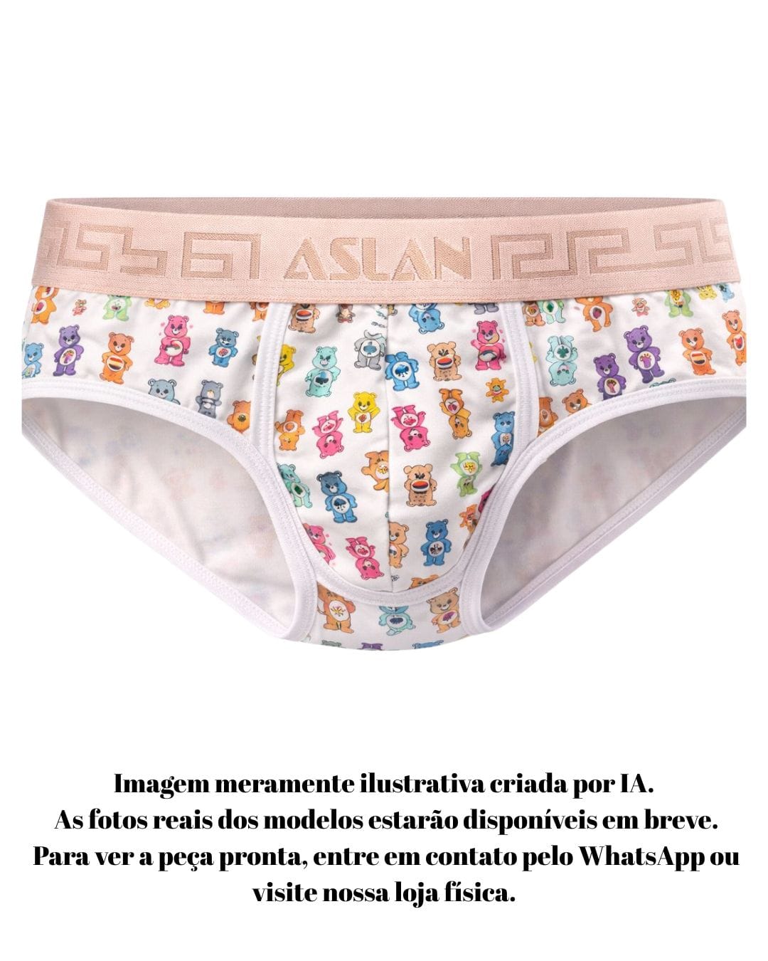 Cueca Estampada Ursos Safofos Slip