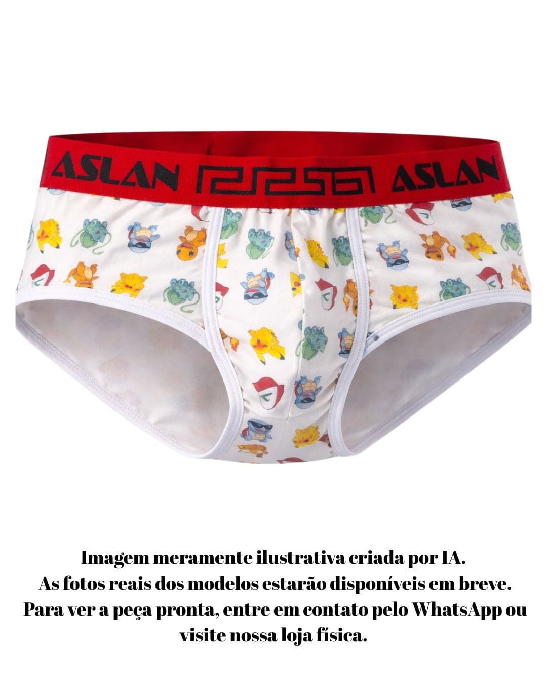 Cueca Estampada PokeAslan Slip