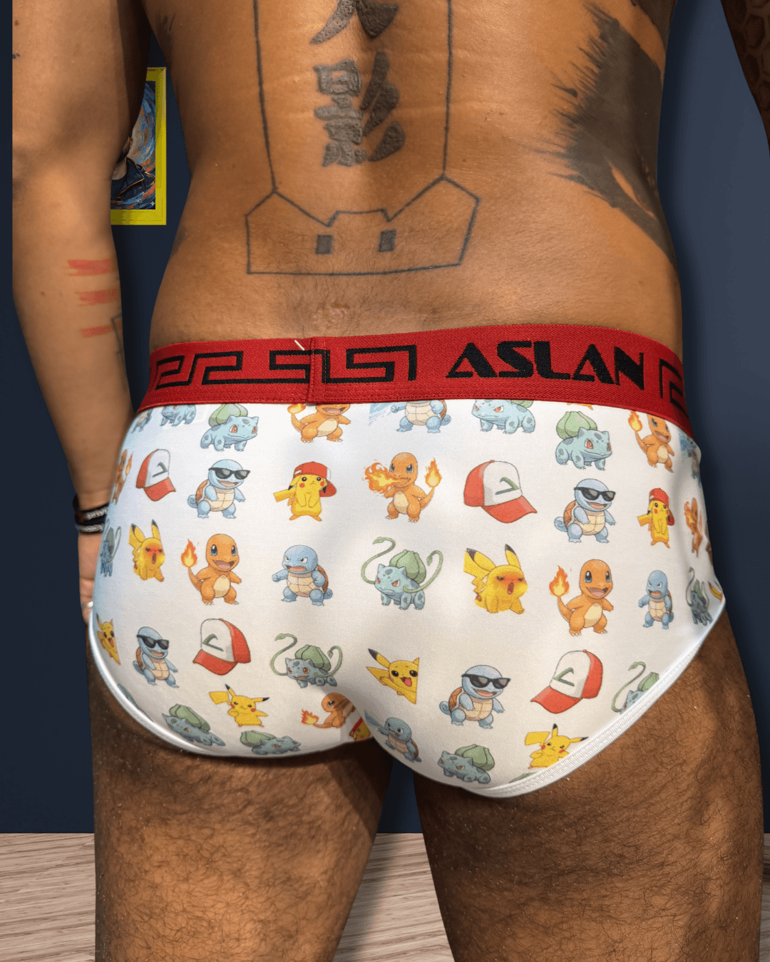 Cueca Estampada PokeAslan Slip - Imagem 2