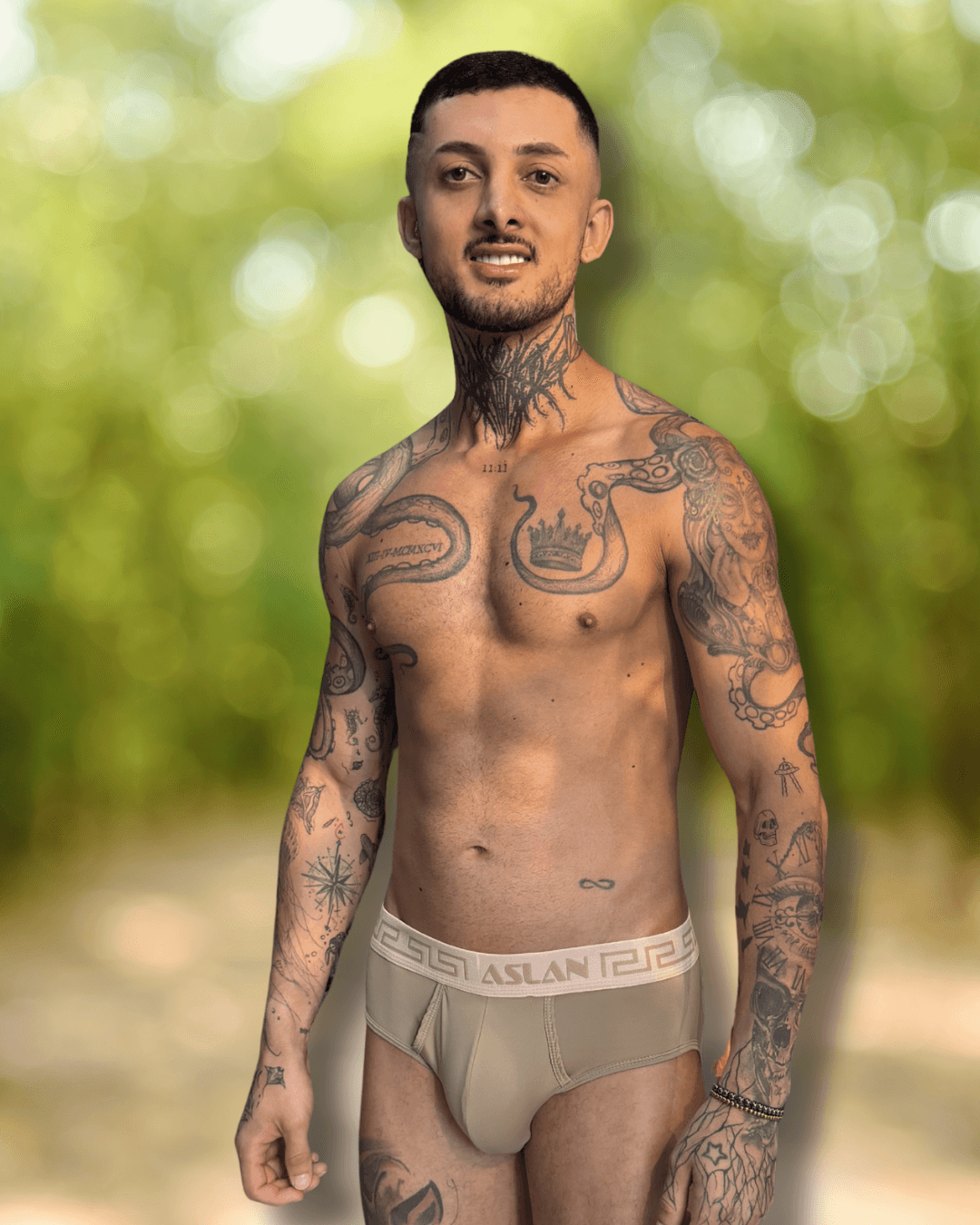 Jockstrap Bege UP Aslan - Imagem 4