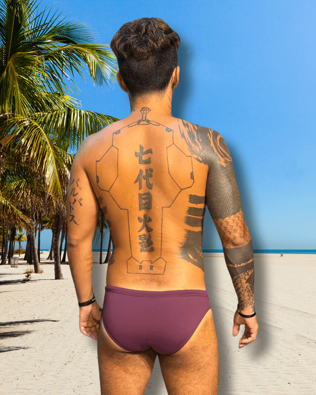 Sunga Bordo Slim - Imagem 2