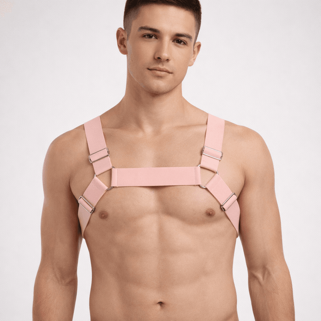 Harness Rosa Claro