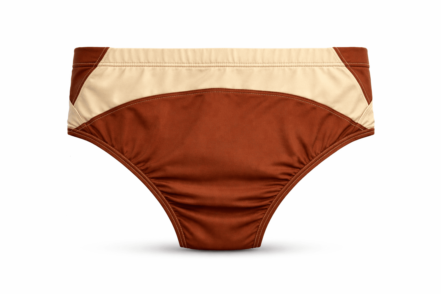 Sunga Infinity Marron e Areia - Imagem 2