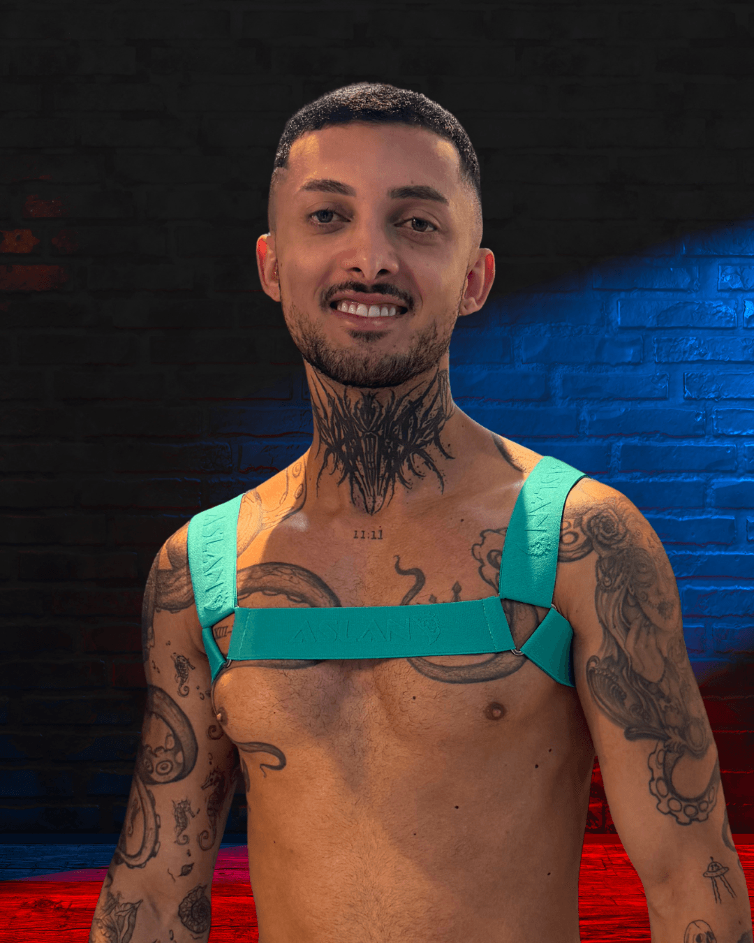 Harness Verde Mar 3D