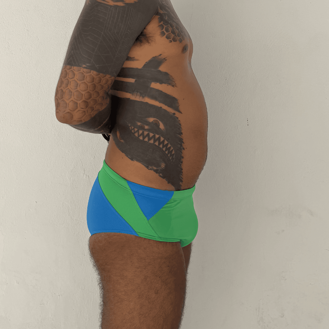 Sunga Verde e Azul Infinity - Imagem 3