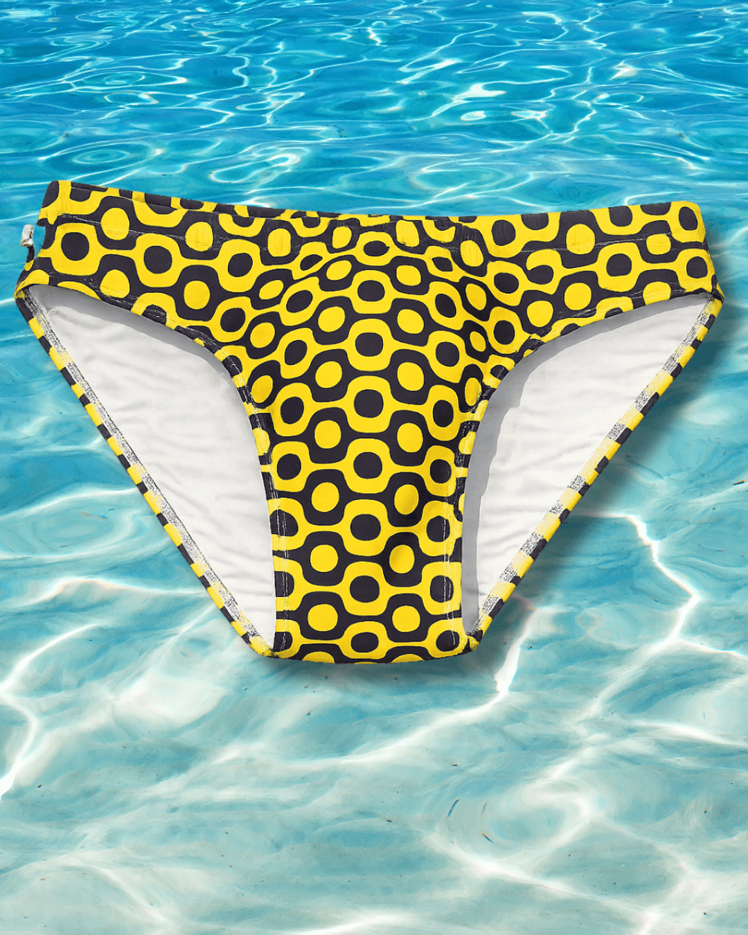 Sunga Amarela e Preto Slim