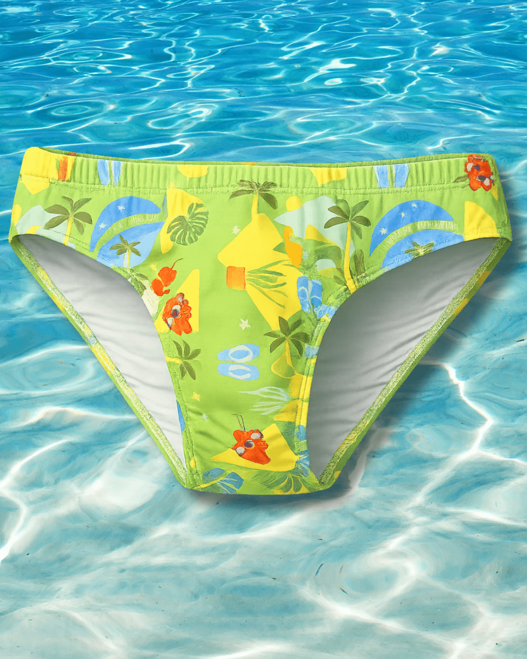 Sunga Brasil Art Verde Slim