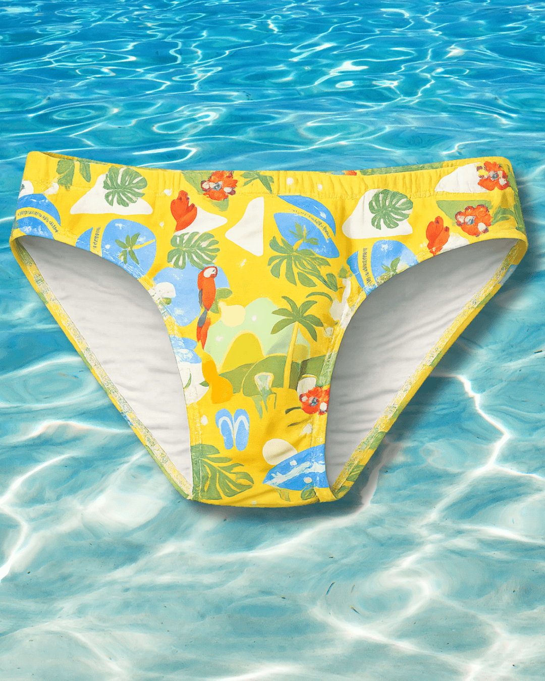 Sunga Brasil Art Amarela Slim