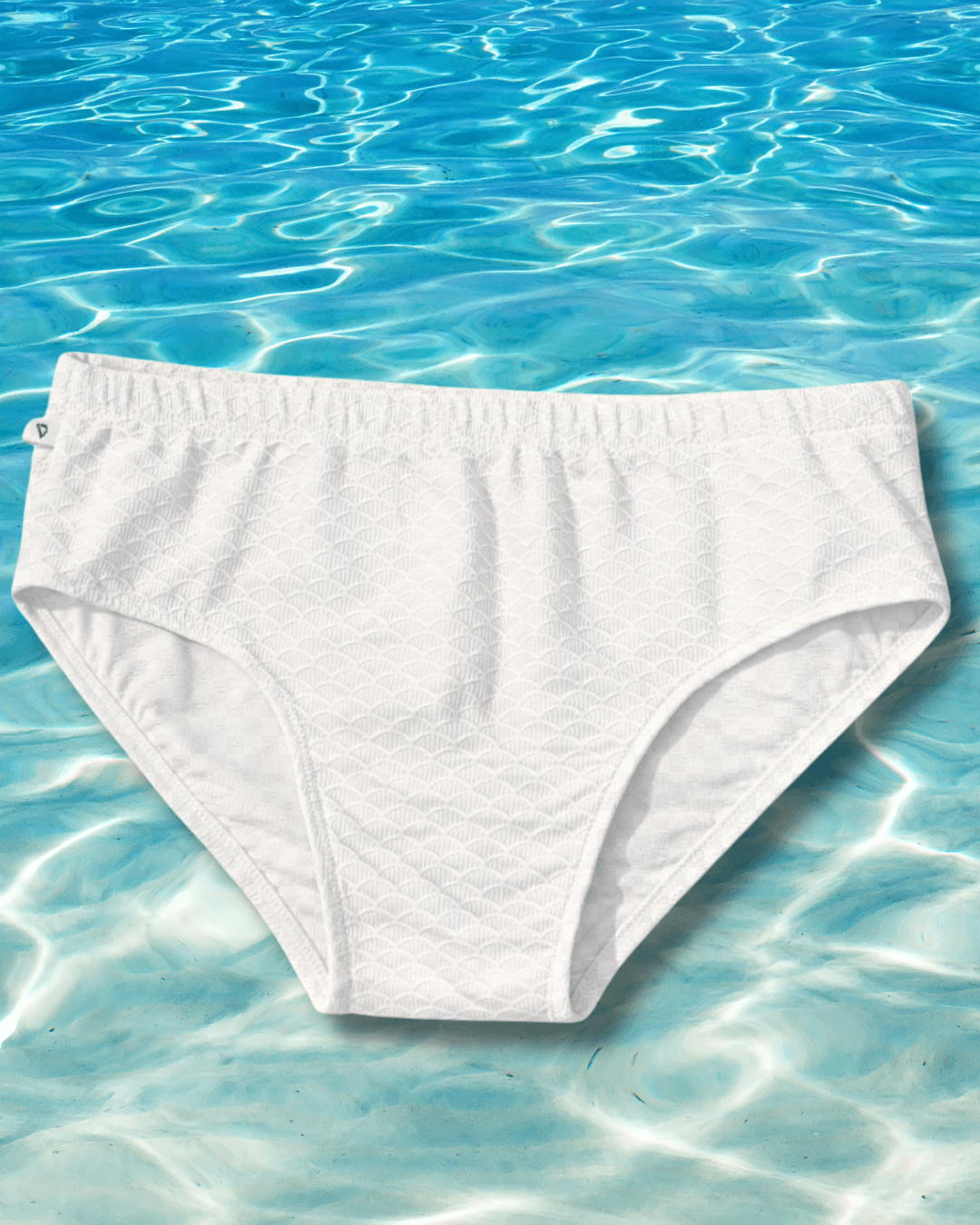 Sunga Branca 3D Texturizada Tradicional