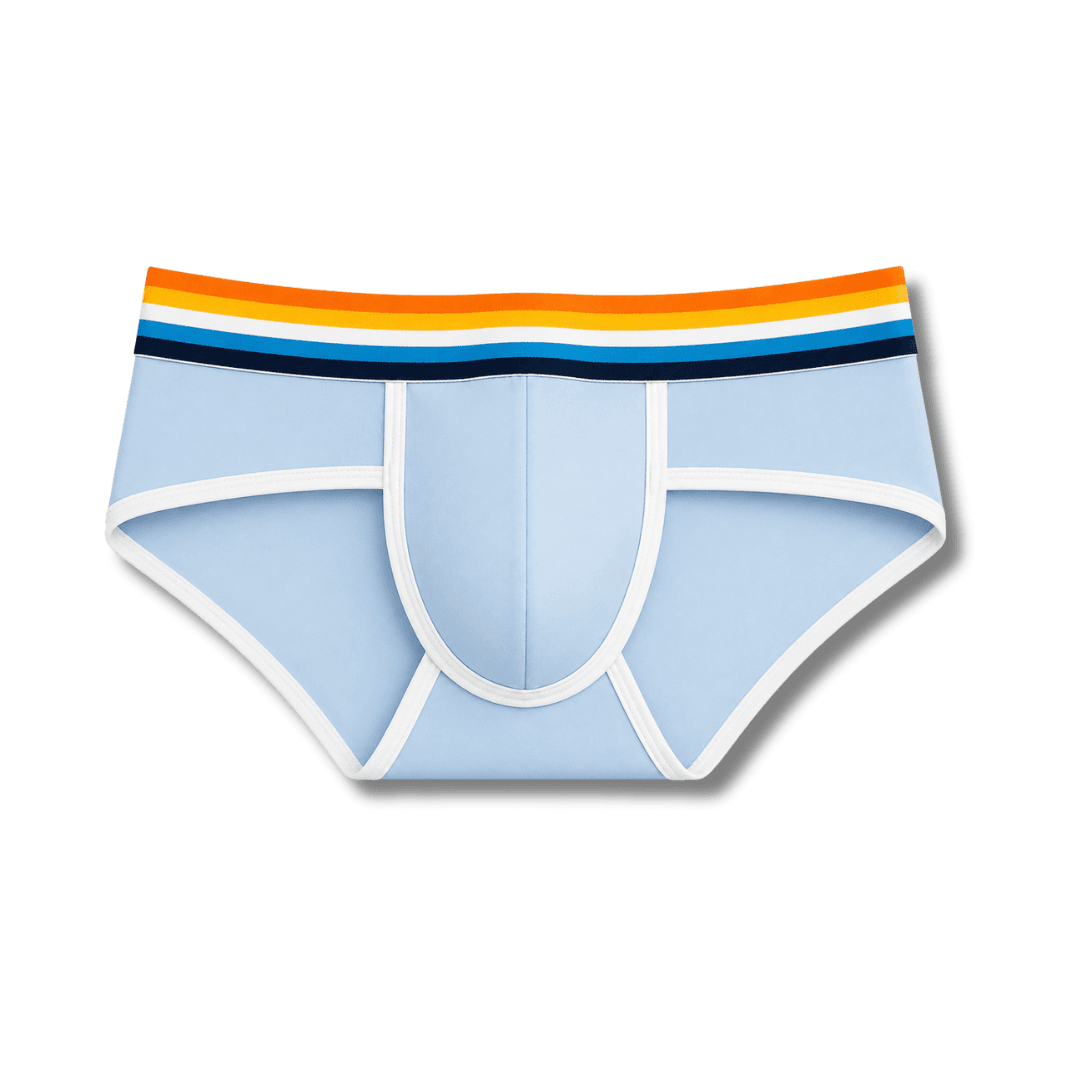 Cueca Azul Malha Fria line Aroace