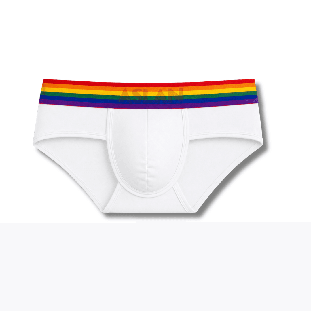 Cueca Branca Dryfit Pride
