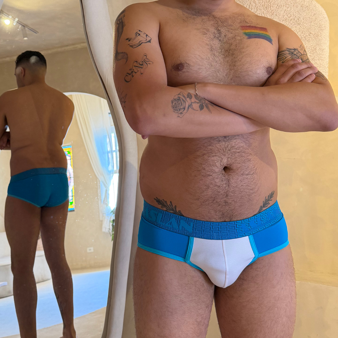 Cueca Azul Dryfit line Poseidon