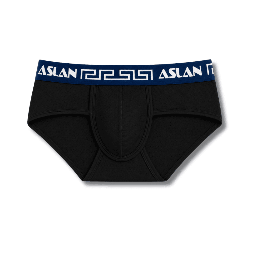 Cueca Preta Dryfit line Azul Indigo