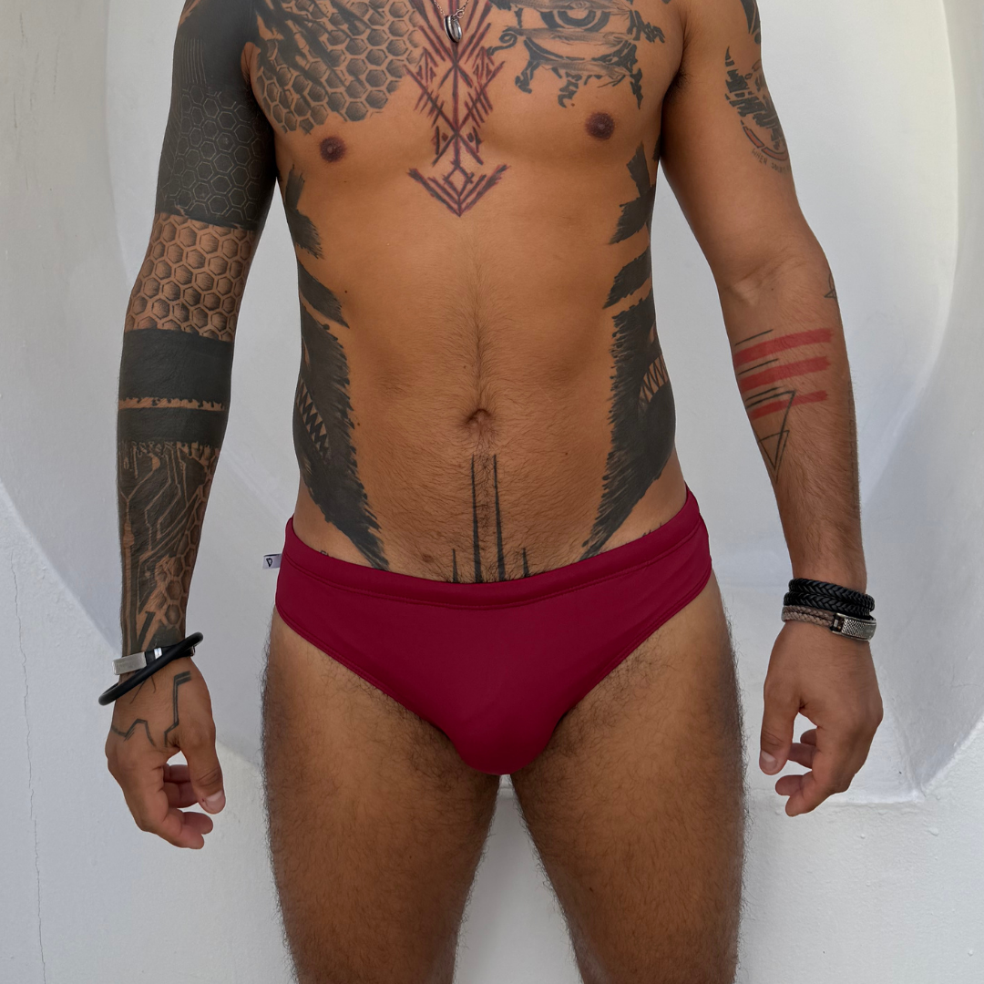 Sunga Bordo Slim