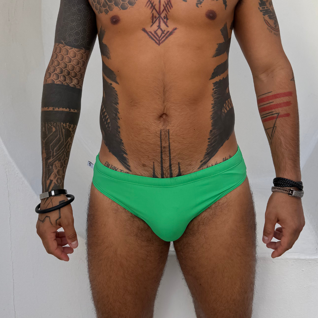Sunga Verde Folha Slim