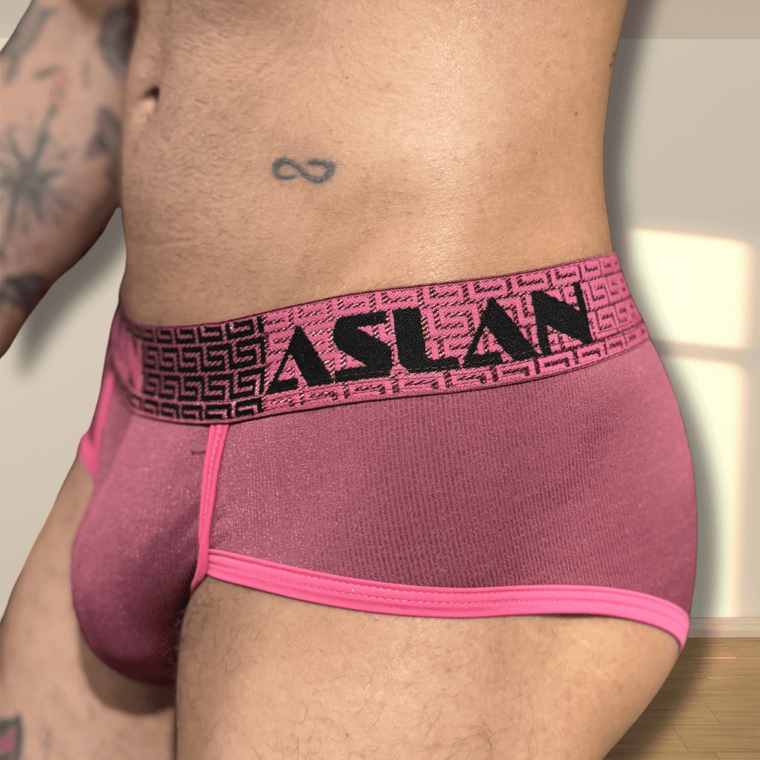 Cueca Vinho Canelada el Bordo e Pink Afrodite - Imagem 3
