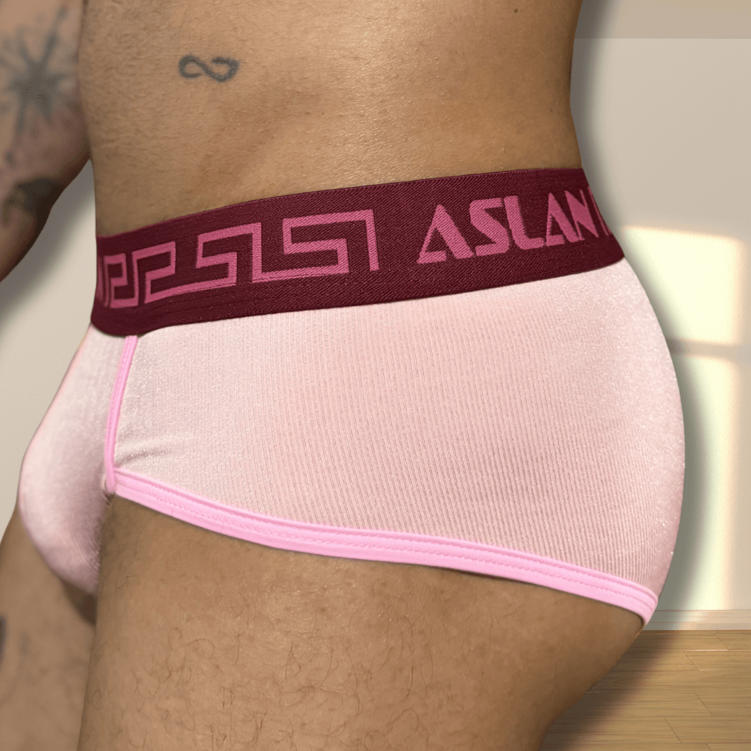 Cueca Rosa Canelada el Bordo e Pink - Imagem 3