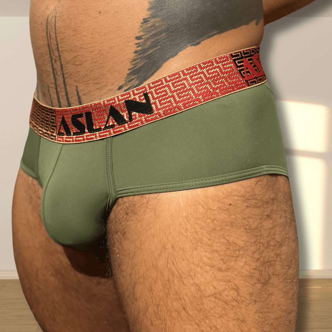 Cueca Verde el Vermelho Dourado Hades