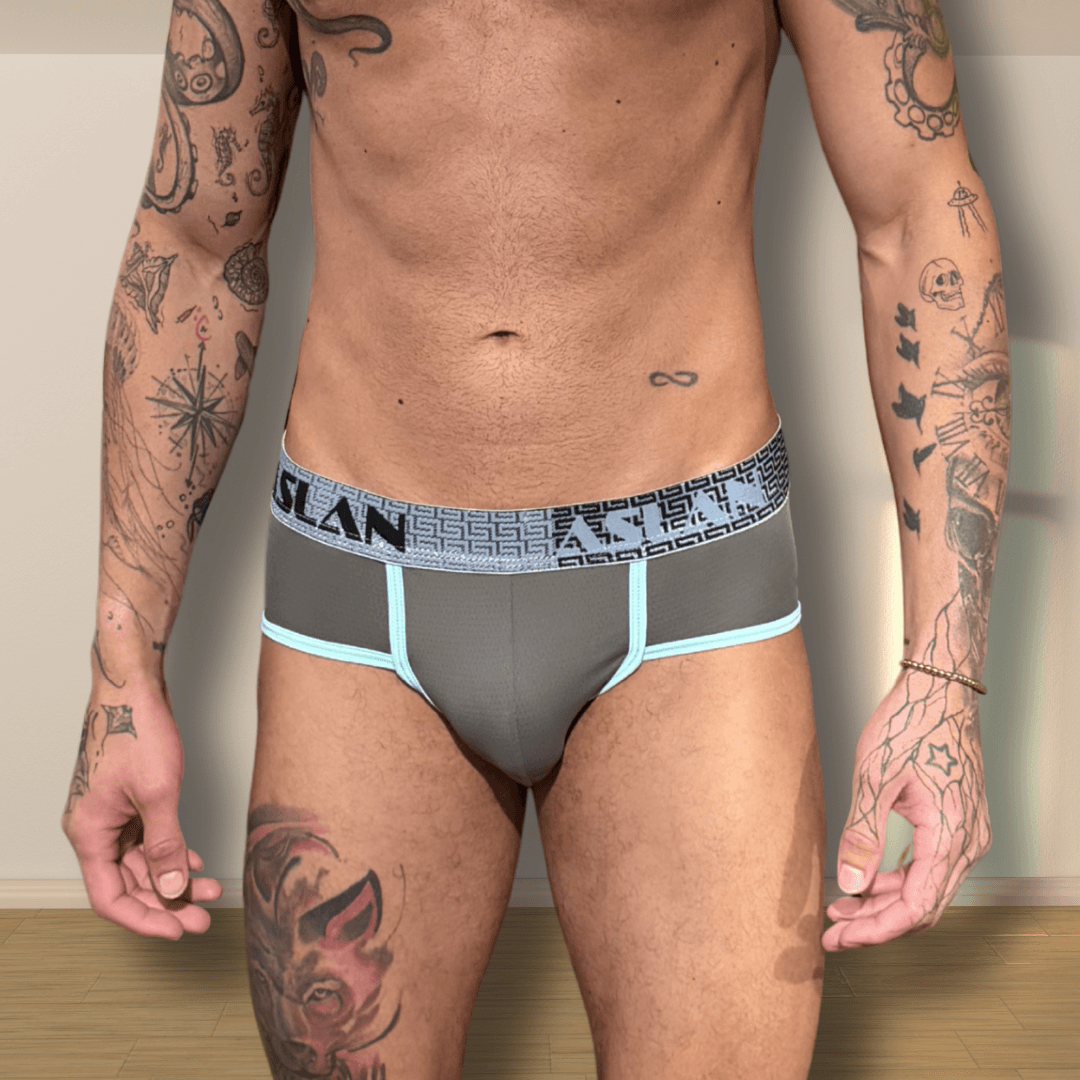 Cueca Verde line el Cinza e Preto Apolo