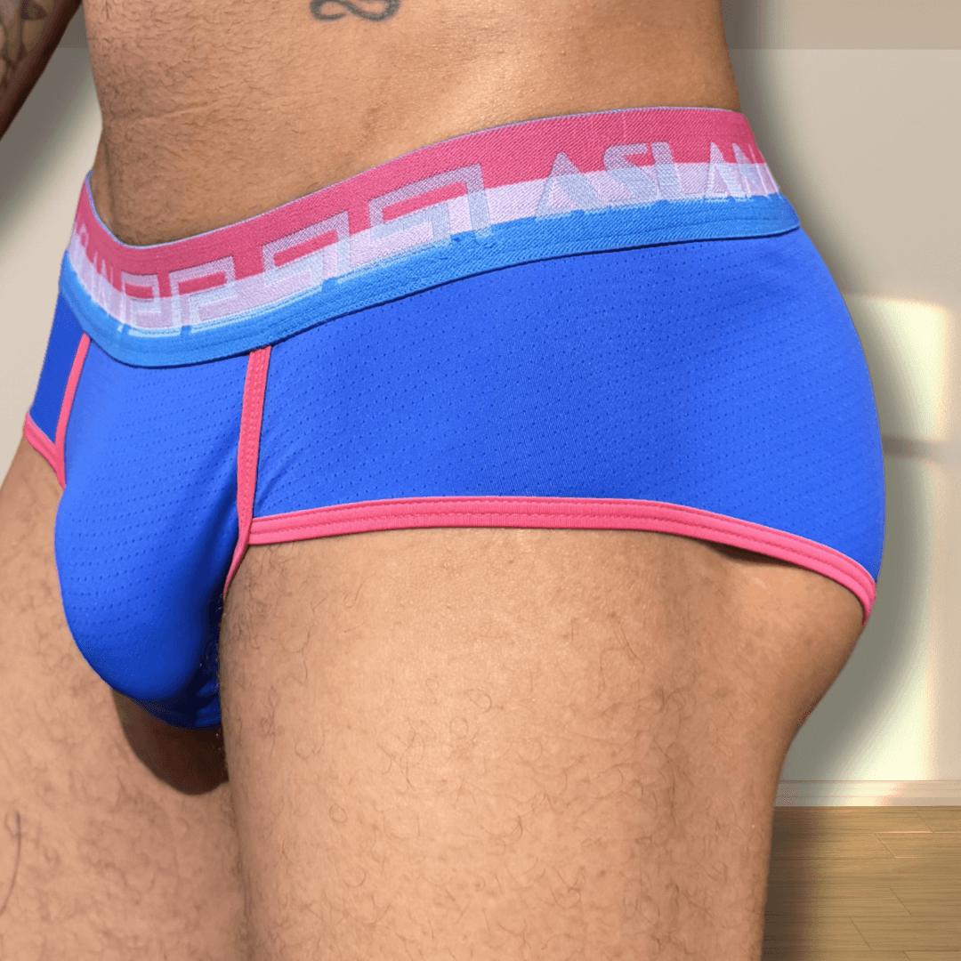 Cueca Azul line Rosa line Bi - Imagem 4