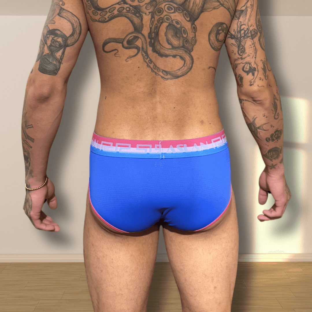 Cueca Azul line Rosa line Bi - Imagem 2