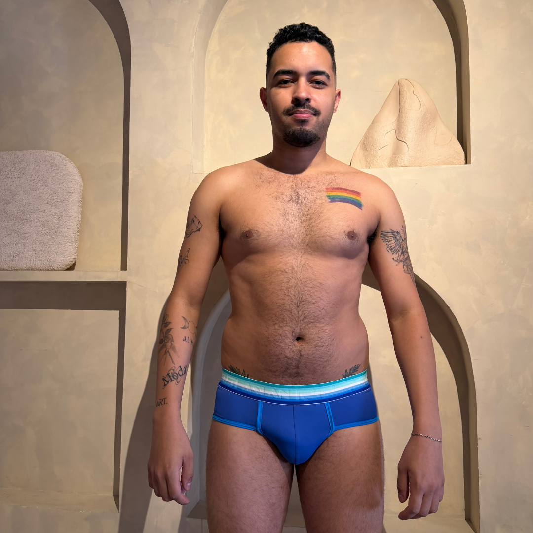 Cueca Azul Indigo Anemo