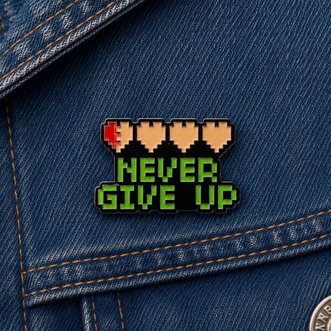 Pin Never Give Up