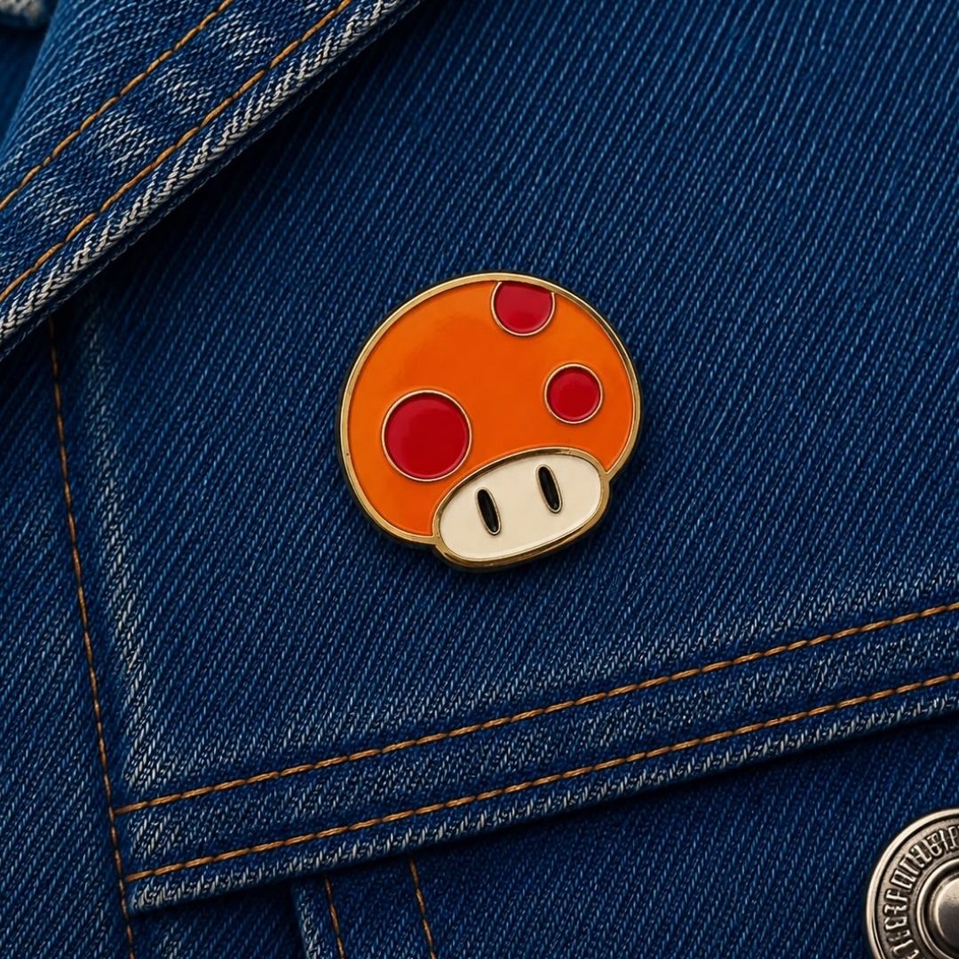 Pin Super Cogumelo