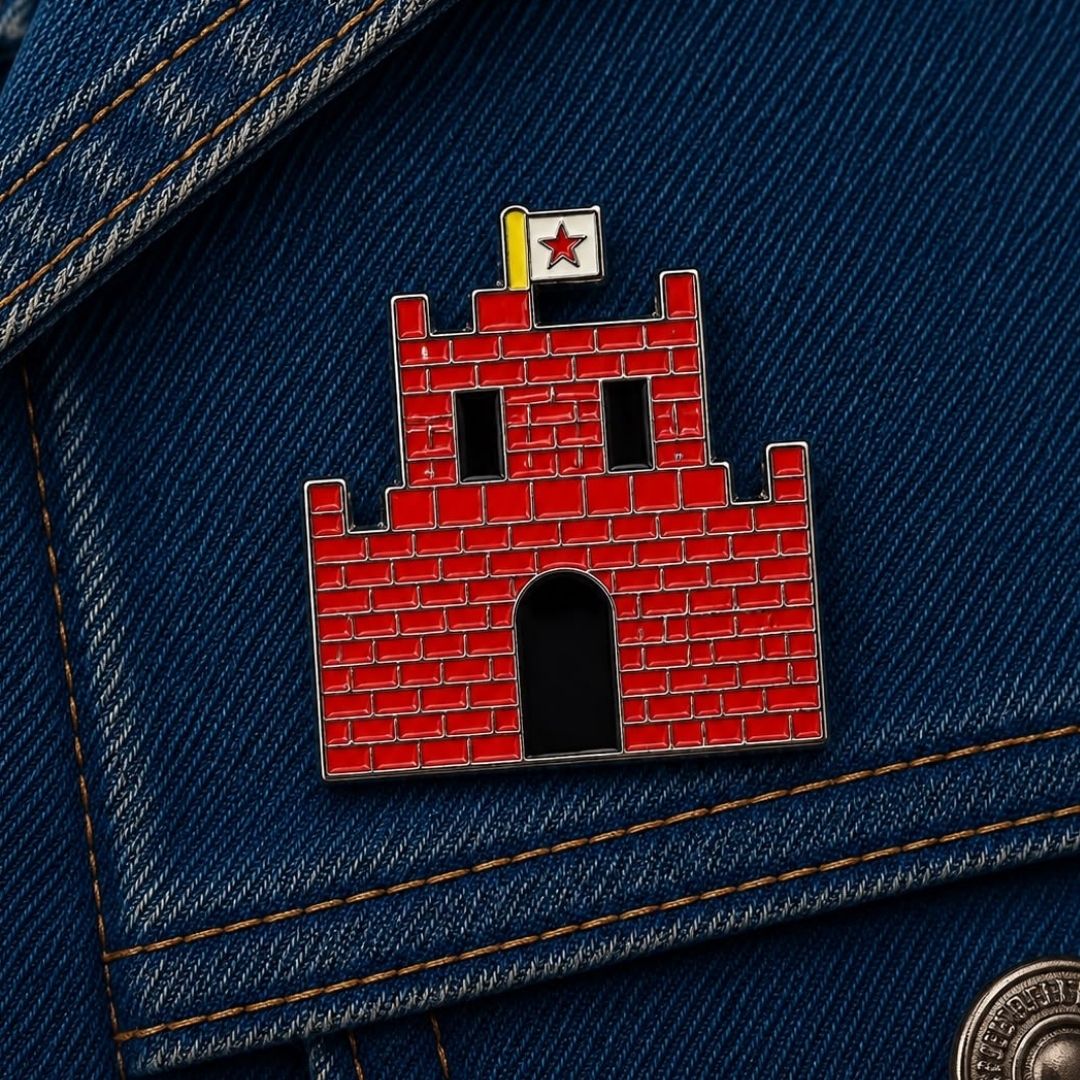 Pin Castelo vermelho