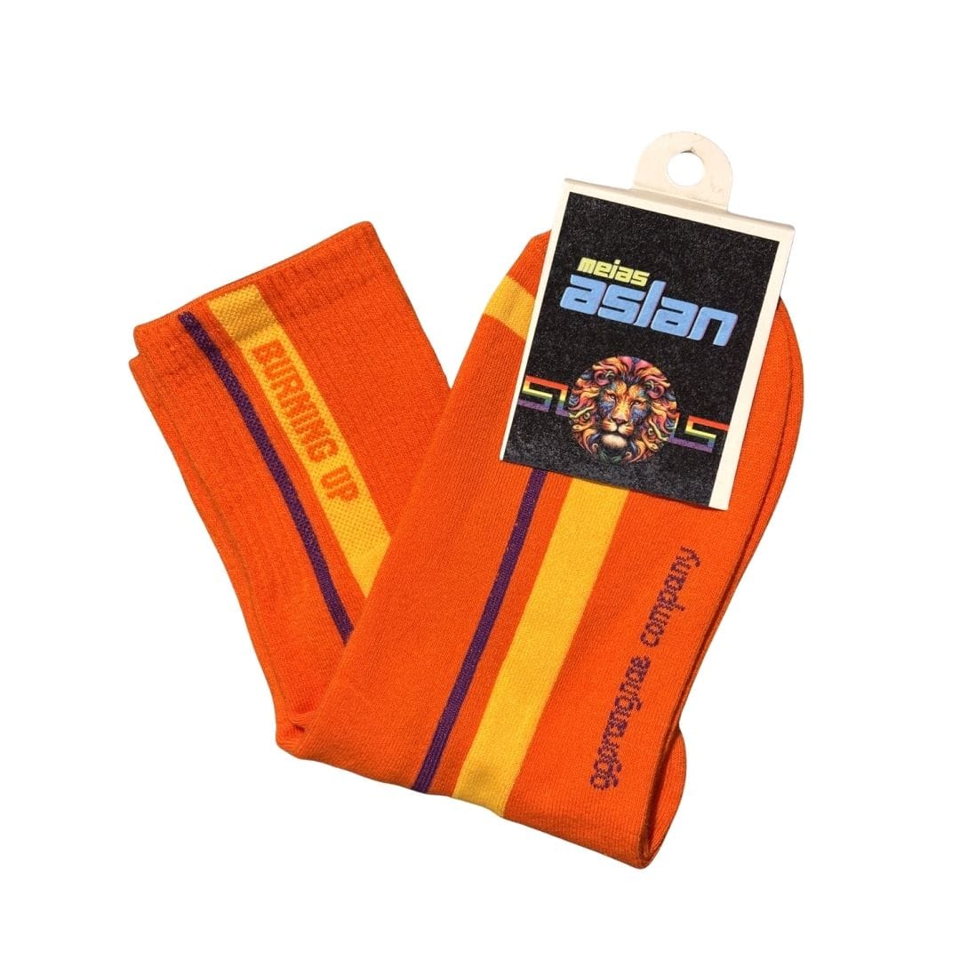 Meia Laranja Line Roxo 33-39 - Imagem 2