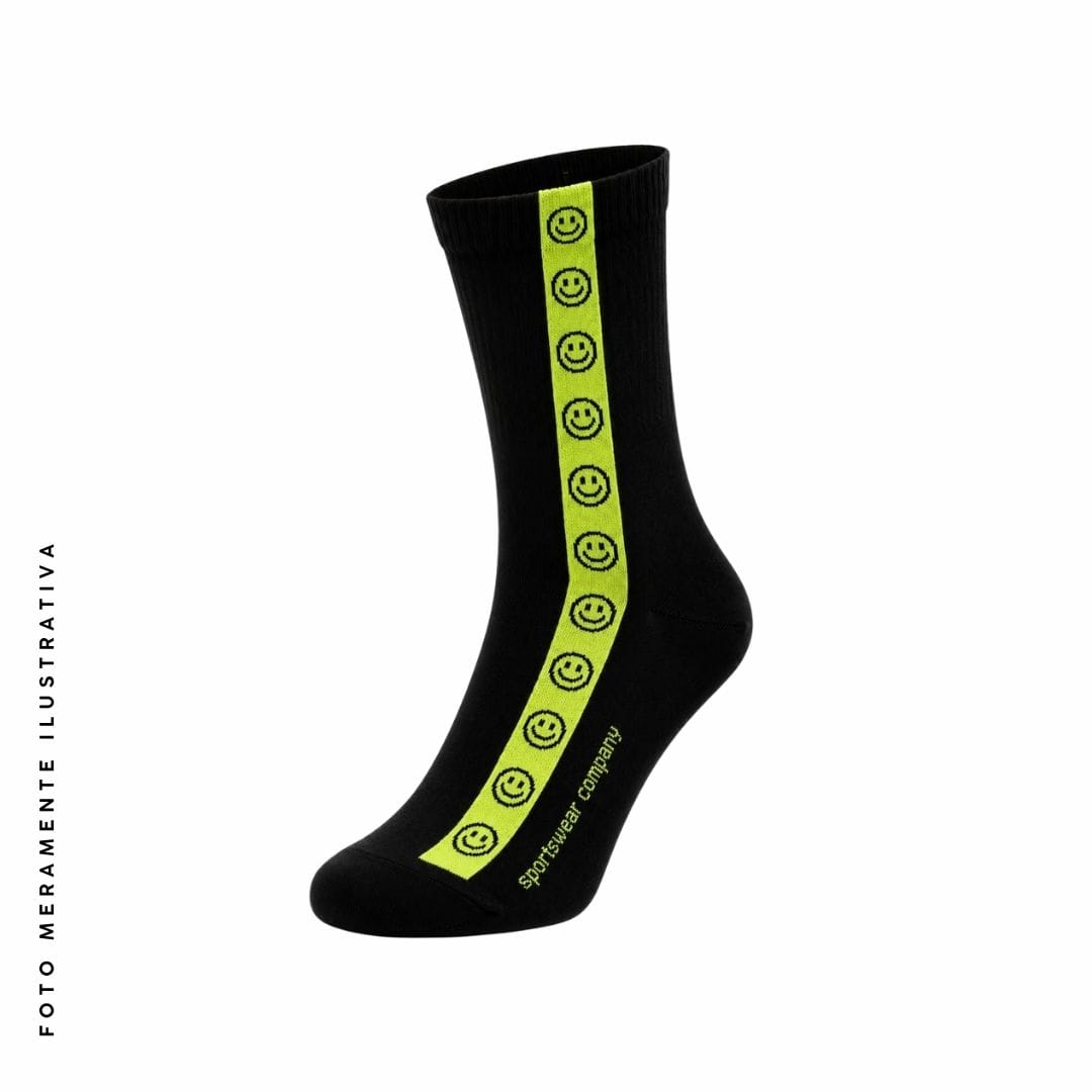 Meia Sorriso Neon 33-39