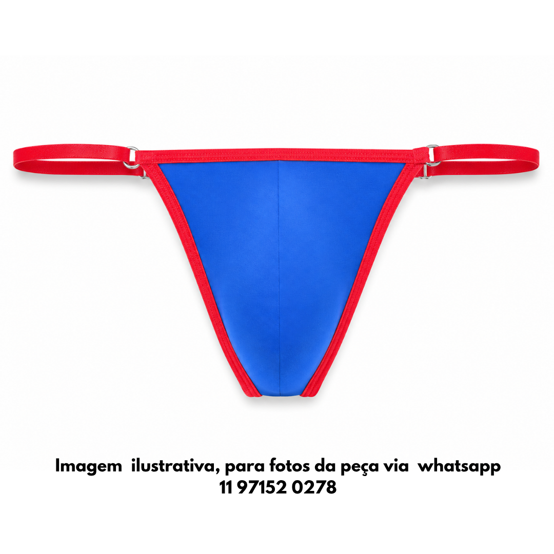 STRING AZUL LINE VERMELHO