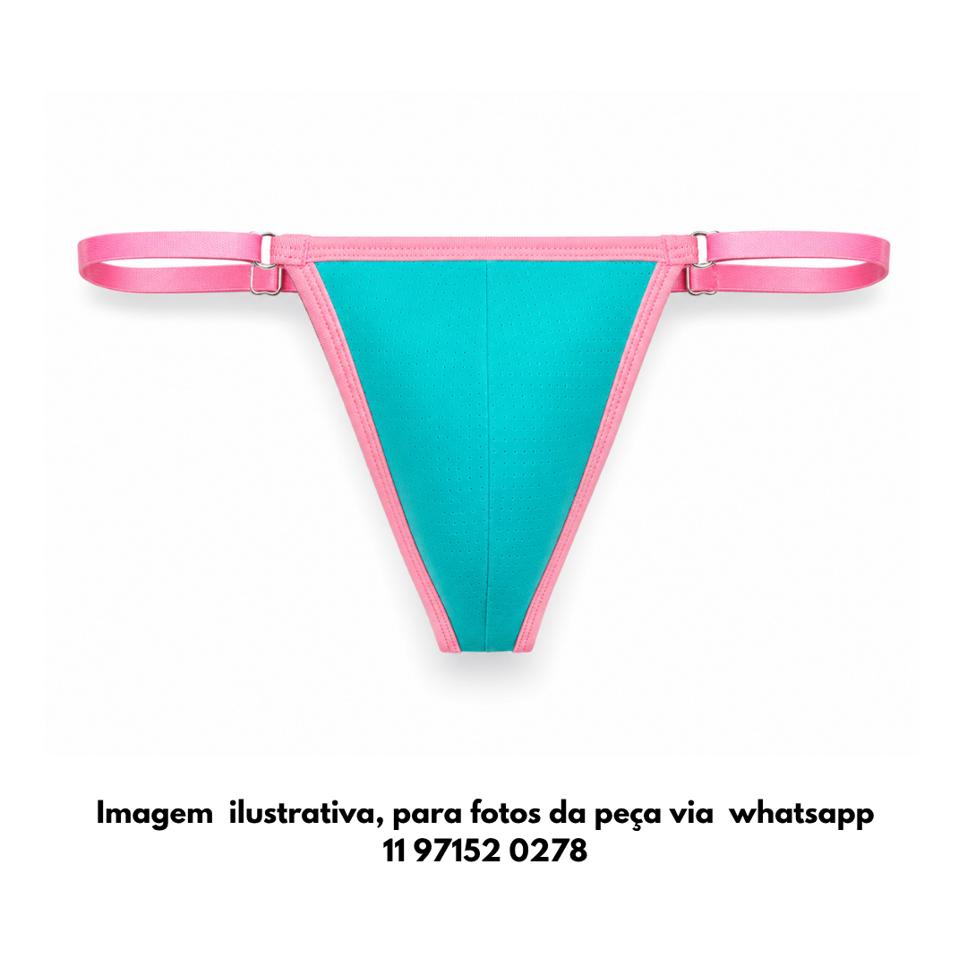 STRING AZUL LINE ROSA