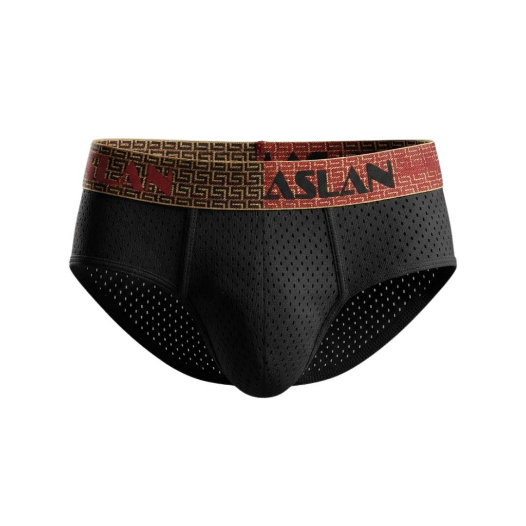 Cueca Preta Ultra Respiravel Aslan